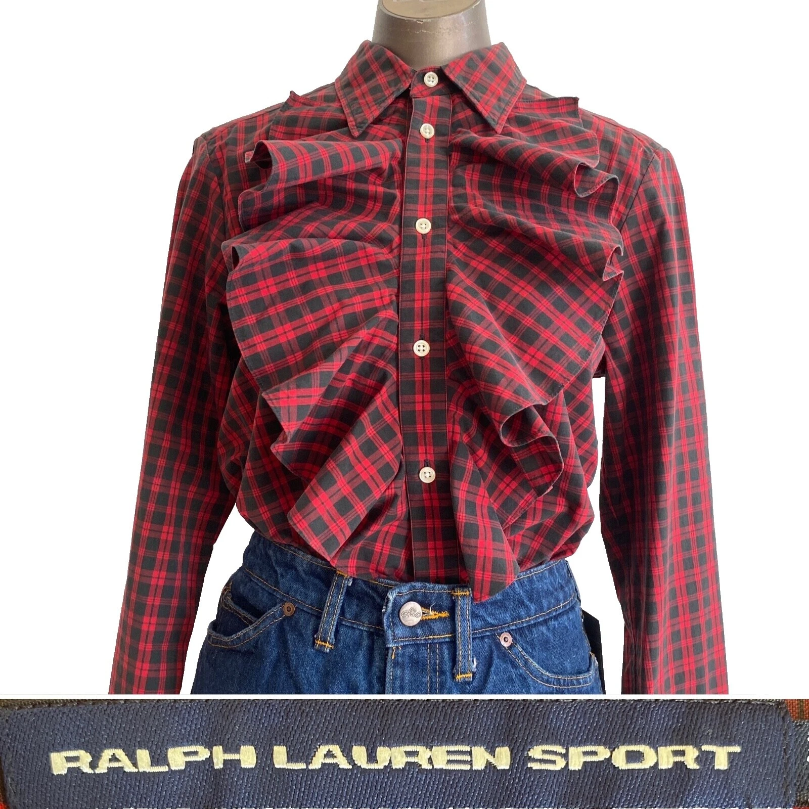Camisetas Vintage Ralph Lauren 1980s para Mujer