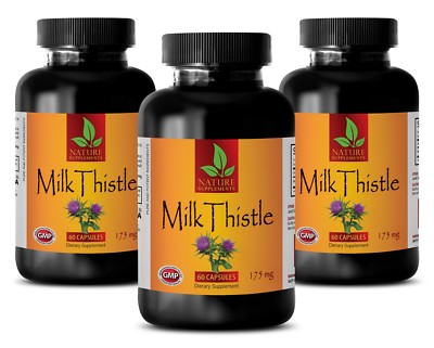 anti-aging power - MILK THISTLE 175MG - turmeric curcumin - 3B (180 Capsules)