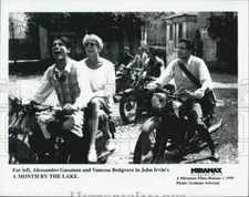 1995 Press Photo Alessandro Gassman & Vanessa Redgrave in "A Month By The Lake"