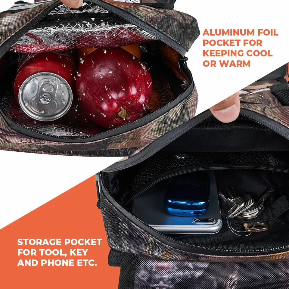 Bolsa de armazenamento ATV tanque selim com refrigerador folha snowmobiles camuflagem para esportista Yamaha - Imagem 4 de 4