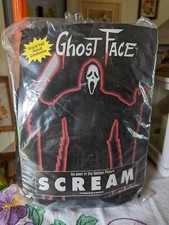 Vintage 1997 Miramax Scream Ghost Face Costume Easter Unlimited Mask NO Knife