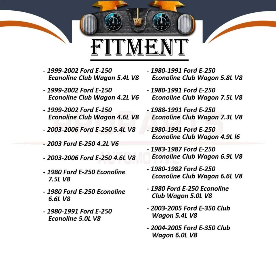 1x Power Steering Pump For 1980-1983 Ford E-100 Econoline Club Wagon 4.9L - Image 4 of 4