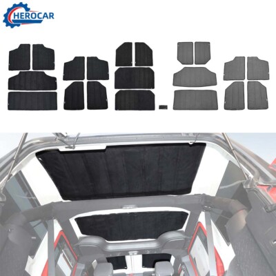 Roof Ceiling Headliner Roof Sound Heat Insulation Kit for Jeep Wrangler JK 2007+