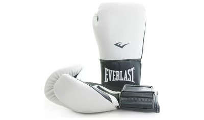 Everlast Boxercise Kit Gloves Focus Pads White/Grey Fitness Training Set  New UK