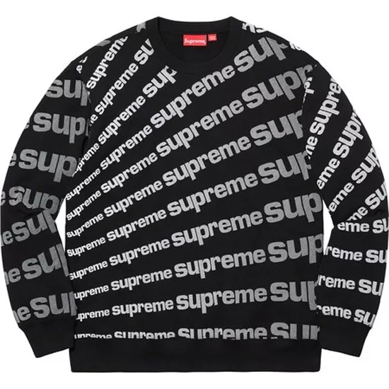 Supreme 20SS Radial Crewneck orange