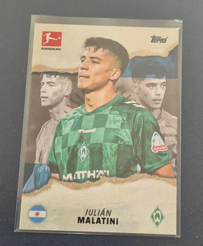 JULIAN MALATINI, 24-25, WERDER BREMEN, TOPPS INTERNATIONAL STARS BUNDESLIGA