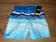 UNDER ARMOUR YOUTH UPF 50 SWIM TRUNKS SIZE MEDIUM NWT 40