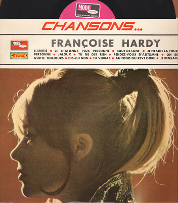 FRANCOISE HARDY CHANSONS SELF TITLED STEREO VOGUE MODE ORIGINAL FRANCE LP