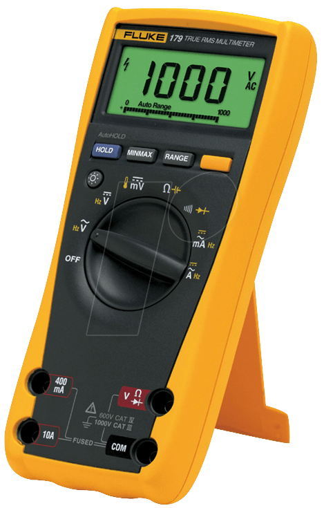 Fluke 179 True RMS - 9V - 9 V - 90 mm - 43 mm - 185 mm - 420 g (1592842)