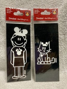 Disney Parks Mickey Mouse Ear Hat Mom Cat Family Vinyl Window Sticker Car Decal