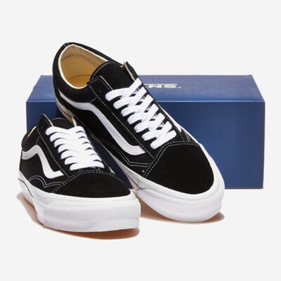 VANS Old Skool 36 LX VN000CQDBA2 Black / White Mens Womens US Size