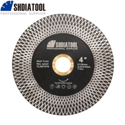 4''/105mm Diamond Cutting Grinding Blade Tile Ceramic Marble Grinder Disc Wheel .