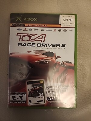 ToCA Race Driver 2/Colin McRae Rally 04 (Microsoft Xbox, 2004) New Unsealed