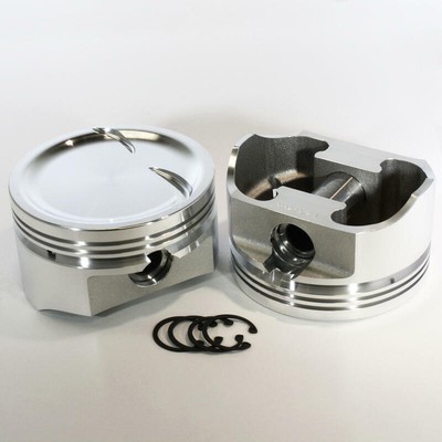 DSS Piston Set 8763-4060; E-Series 4.060'' Bore -18cc Dish for Ford 351W Stroker