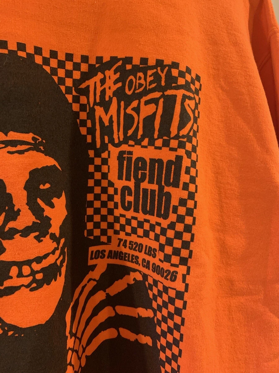 Obey misfits clearance fiend club hoodie