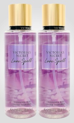 2-PACK VICTORIA'S SECRET LOVE SPELL FRAGRANCE MIST BODY SPRAY LARGE