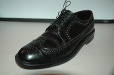 EASY FLEX Dress Shoes for Men Black Leather 11.5 D made in U.S.A.