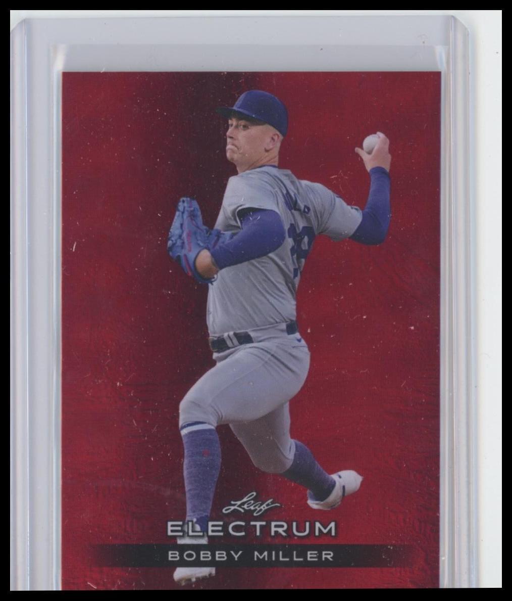 2024 Leaf Electrum #7 Bobby Miller #/99