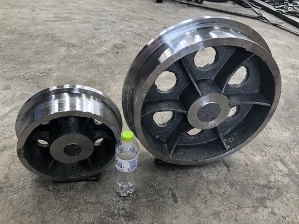 Rueda de ferrocarril Rueda de tren Juego de ruedas de ferrocarril - Ruedas montadas Foto 3 de 4