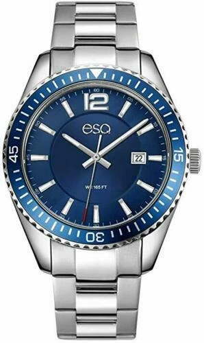 ESQ Movado Stainless Steel Case Wristwatches