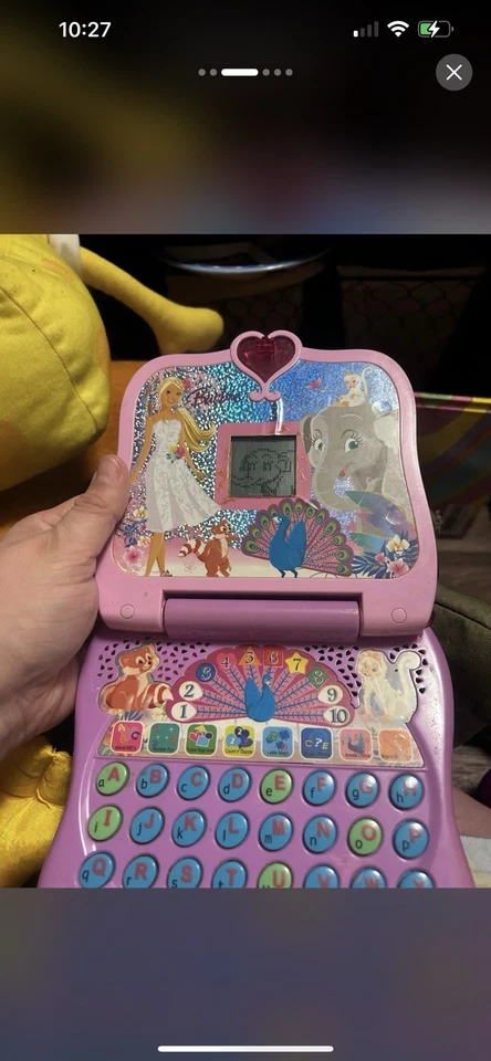 Computadora portátil Barbie Island Princess Rosella 2007 vintage Mattel ¡FUNCIONA rara! Foto 3 de 4