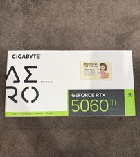 GIGABYTE GeForce RTX 5060 Ti AERO OC 16G White GDDR7 Graphics Card DLSS 4  