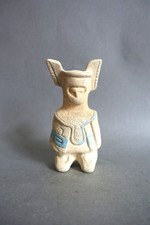 Ocarina anthropomorphe en terre cuite copie Mexique XXème
