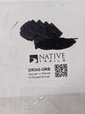 Native Trails DR340-ORB Oil Rubbed Bronze 31/2'' Disposer Trim w/Basket Strainer