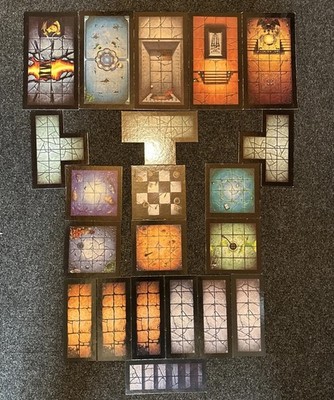 Warhammer Quest Fliesen Konvolut Dungeon Brettraum Flur Fliese Games Workshop  