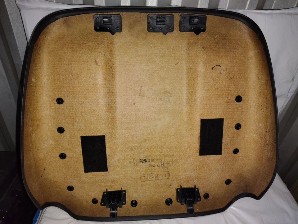 AUDI Q7 A3 A4 S4 RS4 A6 S6 2005-2015 ASIENTO NEGRO PANEL TRASERO CUBIERTA RED OEM Foto 4 de 4