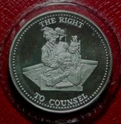 Johnson Matthey-Right To Counsel Round 1 Troy oz..999 Fine Silver-Sealed