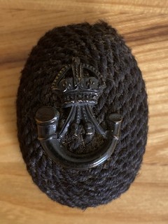 8th Battalion Hampshire Regiment Isle Of Wight Rifles Boss Badge 1902 To 1914