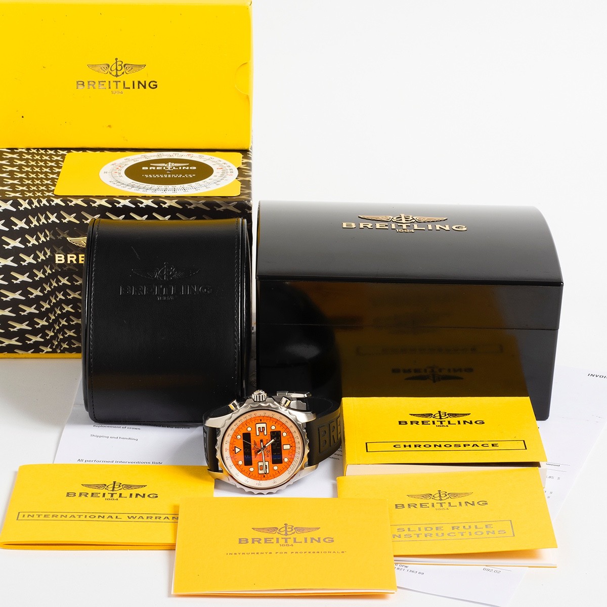 Breitling's Chronospace 'Interpid Orange' A78365.… - image 2