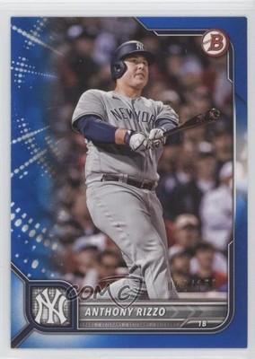 2022 Bowman Blue Border 52/150 Anthony Rizzo #76 p7m