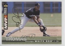 1995 Collector's Choice Award Winner Gold Foil Signature Frank Thomas HOF 00em