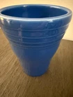 Fiestaware Retired  Lapis Bathroom Water Tumbler Brand New with sticker Rare