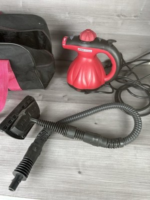 Scunci Steamer SS1000 Hand Held Steam Cleaner with Attachments and Carry Bag
