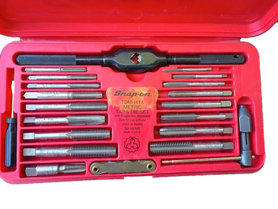 スナップオン　タップダイス　TDM99117A　ミリ　大きいサイズ Snap-on 41pc Metric Tap and Die Set TDM117A for sale online | eBay