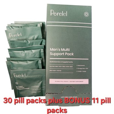 Perelel - Men's Multi Support Pack - Daily Vitamin Supplements for Men 41 Packs
