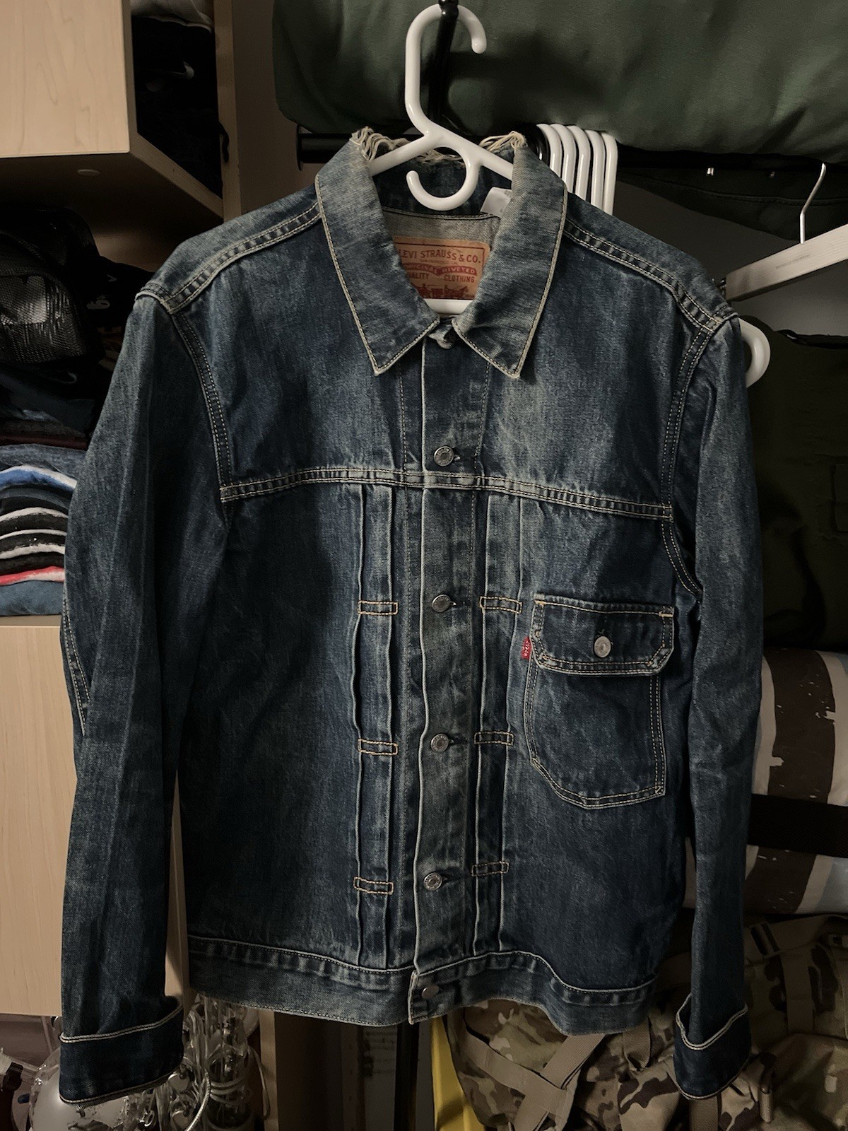 Levis Denim Jacket Type 1 Jacket Large - image 1