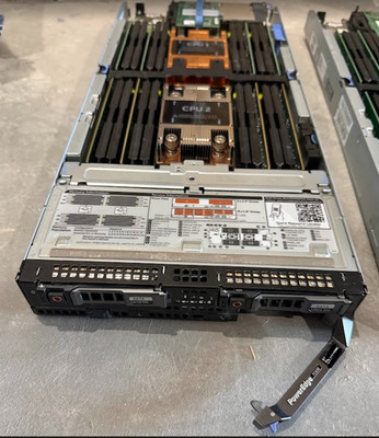 Dell PowerEdge FC630 Blade 2x Xeon E5-2620 256GB 2x120GB SSD iDRAC VMware ESXi