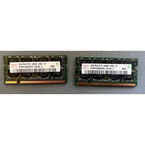 HYNIX 2GB 2Rx8 PC2-6400S-666-12 HYMP125S64CP8-S6 AB-C