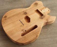 3Lb 11OZ  western red ceder single cut/Tele hybrid style guitar body 0194