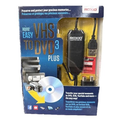 Roxio Easy VHS to DVD 3 Plus (2012 Corel) New, Sealed! Software