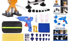 Car Dent Puller Kit,Dent Repair Tool,Paintless Dent Removal with Golden 53PCS