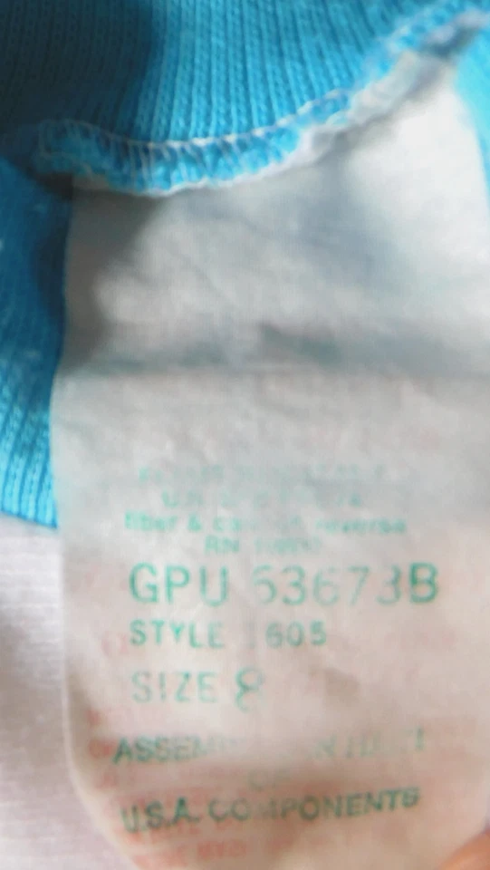 Camisón Vintage Disney Sirenita Ariel Años 80/90 Con Volantes Niñas Talla 8 Foto 3 de 4