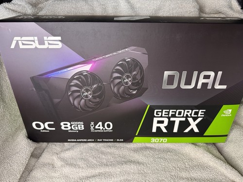 ASUS Dual GeForce RTX 3070 OC 8GB GDDR6 PCIe 4.0 x16 Ray Tracing DLSS