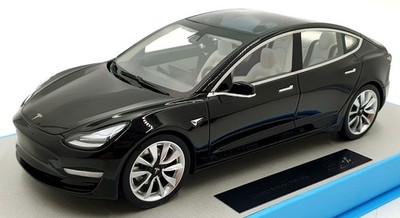 LS Collectibles 1/18 Scale Resin LS074D - Tesla Model 3 - Black