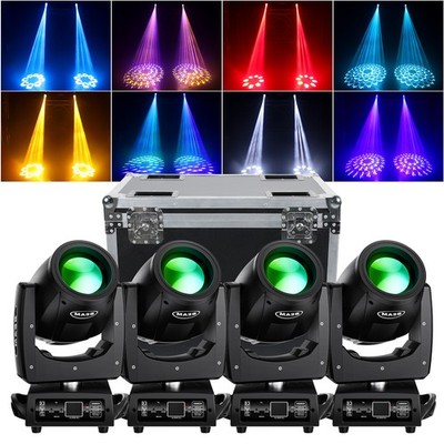 230W 7R 24Prism Stage Lights DMX LED Beam Moving Head Light DJ Disco Party Case