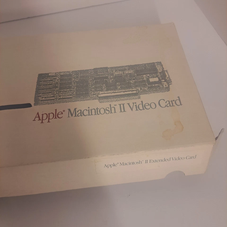 Caja Original De Colección Para Apple Macintosh II Computadora Tarjeta De Video Monocromática M0211 Foto 2 de 4